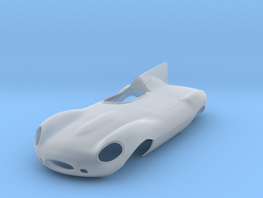 1/40 Long Nose Jag D Type in Clear Ultra Fine Detail Plastic