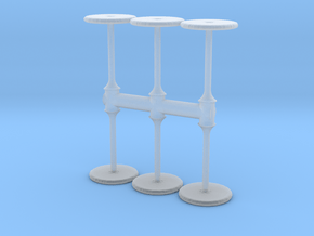 Bar Table (x6) 1/100 in Clear Ultra Fine Detail Plastic