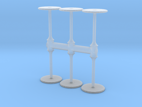 Bar Table (x6) 1/72 in Clear Ultra Fine Detail Plastic