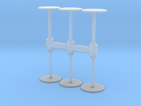 Bar Table (x6) 1/56 in Clear Ultra Fine Detail Plastic