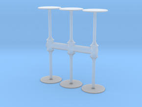 Bar Table (x6) 1/35 in Clear Ultra Fine Detail Plastic