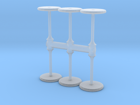 Bar Table (x6) 1/120 in Clear Ultra Fine Detail Plastic