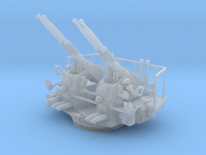 Quad Bofors Elevated 1/144 in Clear Ultra Fine Detail Plastic