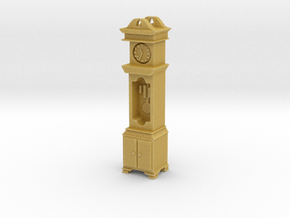 Pendulum Clock 1/24 in Tan Fine Detail Plastic