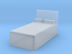 Twin Bed 1/56 in Clear Ultra Fine Detail Plastic