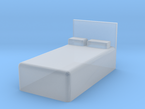 Twin Bed 1/43 in Clear Ultra Fine Detail Plastic