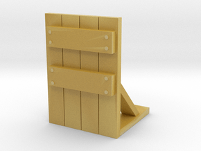 Wooden Barricade 1/56 in Tan Fine Detail Plastic