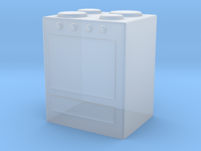 Stove 1/76 in Clear Ultra Fine Detail Plastic