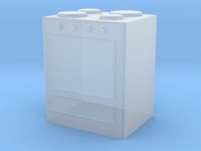 Stove 1/56 in Clear Ultra Fine Detail Plastic
