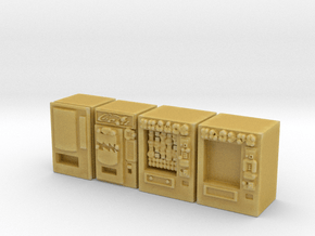 Snack machines (x4) 1/160 in Tan Fine Detail Plastic