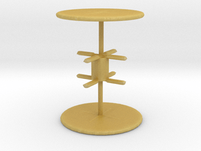 Office Table (x2) 1/100 in Tan Fine Detail Plastic