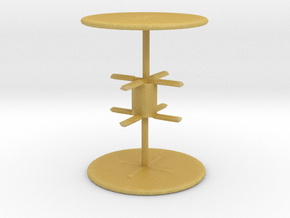 Office Table (x2) 1/76 in Tan Fine Detail Plastic
