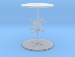 Office Table (x2) 1/76 in Clear Ultra Fine Detail Plastic