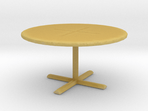 Office Table 1/72 in Tan Fine Detail Plastic