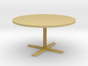 Office Table 1/35 in Tan Fine Detail Plastic