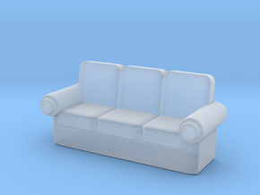 Sofa 1/56 in Clear Ultra Fine Detail Plastic