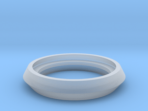 Open Rubber Seal AR 022 in Clear Ultra Fine Detail Plastic