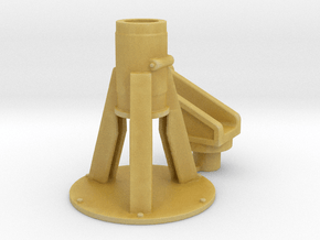M4 Mount and swivel 1/30 in Tan Fine Detail Plastic