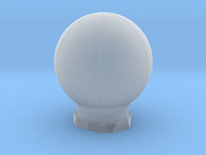 Large Satellite Dome 1/72 in Clear Ultra Fine Detail Plastic