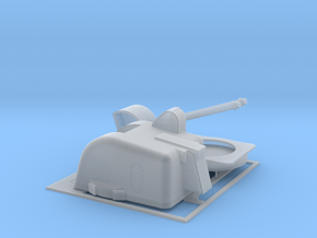 Twin Bofors 120mm Turret 1/87 in Clear Ultra Fine Detail Plastic