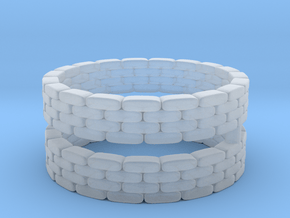Sandbag Ring (x2) 1/100 in Clear Ultra Fine Detail Plastic