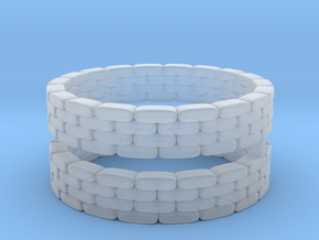 Sandbag Ring (x2) 1/120 in Clear Ultra Fine Detail Plastic