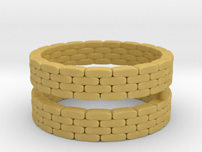 Sandbag Ring (x2) 1/144 in Tan Fine Detail Plastic