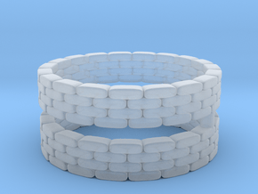 Sandbag Ring (x2) 1/144 in Clear Ultra Fine Detail Plastic