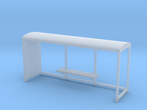 Bus stop 1/43 in Clear Ultra Fine Detail Plastic