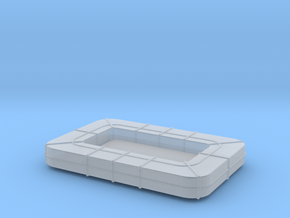 HDML/MGB Life Raft Rectangular 1/144 in Clear Ultra Fine Detail Plastic