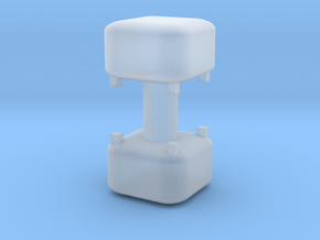 Footrest Pouf (x2) 1/43 in Clear Ultra Fine Detail Plastic