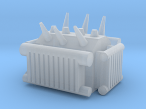 Electrical Transformer 1/48 in Clear Ultra Fine Detail Plastic