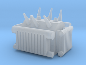 Electrical Transformer 1/120 in Clear Ultra Fine Detail Plastic