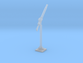 Single Lewis on pole mount 1/35 in Clear Ultra Fine Detail Plastic