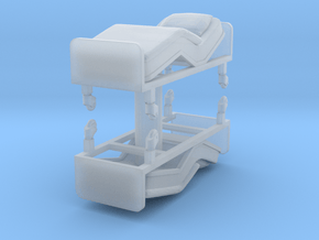 Hospital Bed (x2) 1/72 in Clear Ultra Fine Detail Plastic