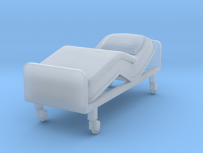 Hospital Bed 1/12 in Tan Fine Detail Plastic