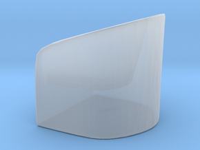 Rounded Chair 1/48 in Clear Ultra Fine Detail Plastic