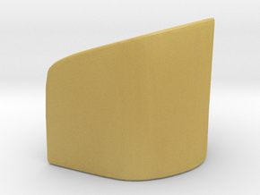 Rounded Chair 1/43 in Tan Fine Detail Plastic