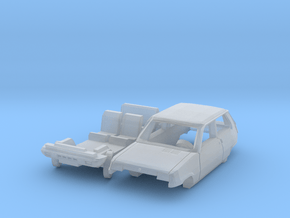 Renault 5 TL - Parked (N 1:160) in Clear Ultra Fine Detail Plastic