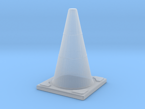 Traffic Cones 1/12 in Clear Ultra Fine Detail Plastic