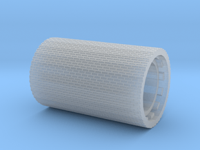 Pflasterklinker-Walze (Läuferverband - N 1:160) in Clear Ultra Fine Detail Plastic