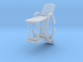 Deck Chair (x2) 1/56 in Clear Ultra Fine Detail Plastic