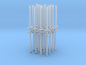 Traffic Pylon (x32) 1/48 in Clear Ultra Fine Detail Plastic