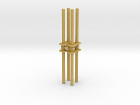 Traffic Pylon (x8) 1/35 in Tan Fine Detail Plastic