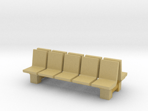 Platform Seats (x2) 1/72 in Tan Fine Detail Plastic