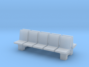 Platform Seats (x2) 1/72 in Clear Ultra Fine Detail Plastic