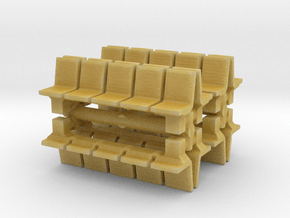 Platform Seats (x8) 1/144 in Tan Fine Detail Plastic