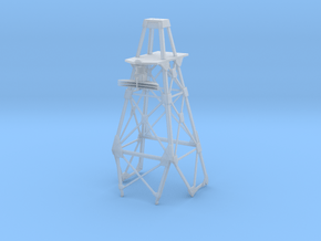 Ley Class lattice mast and Radar 1/35 in Clear Ultra Fine Detail Plastic