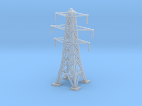 Transmission Tower 1/220 in Clear Ultra Fine Detail Plastic