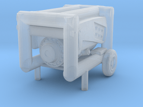 Portable Generator 1/24 in Clear Ultra Fine Detail Plastic